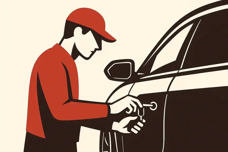 Otevření automobilu zámečníkem